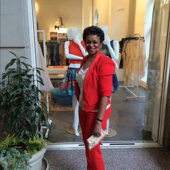 Red Tuxedo Suit. Worn twice! - Picture 5 of 5